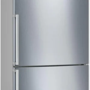 Siemens iQ300 530 Liters Bottom Freezer Freestanding Refrigerator| German Engineering| Silver Inox | KG55NVL21M