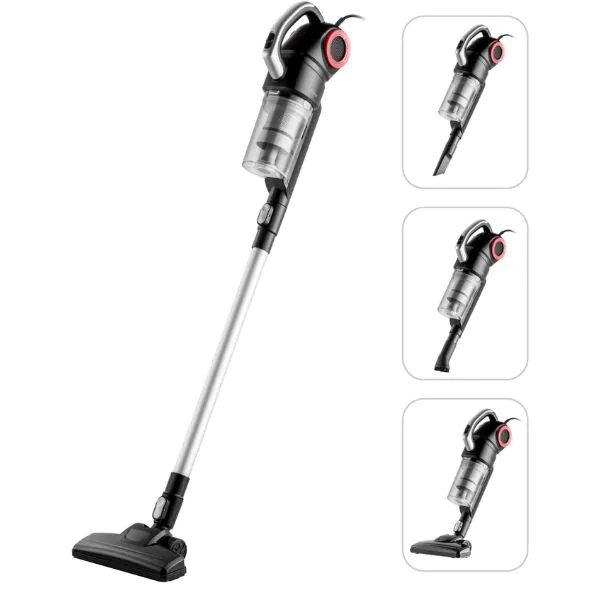 Midea 2in1 Light Weight Corded Upright Vacuum Cleaner | 450W Powerful with 0.4L Transparent Dust Container | Stick & Handheld Multi-Surface Cleaning | 5M Cord | High Suction Power | Best for Home | 20S