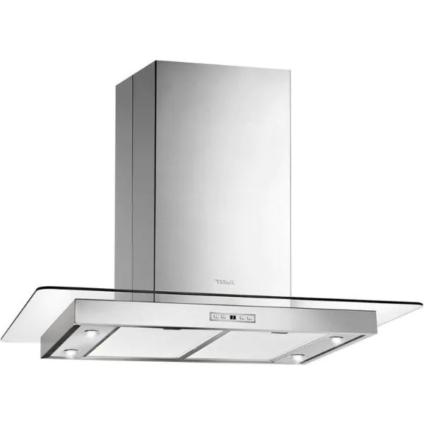 TEKA 90cm Glass Wing Decorative Hood | Up to 796m³/h Extraction | EcoPower Motor | 3 Speeds + Intensive | 4 LED Lights | Extraction Timer** |DG3 985