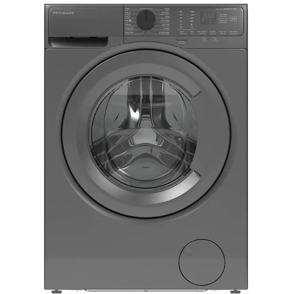 Frigidaire 10 Kg Freestanding Front Load washing machine | 1400 rpm | 15 programs | Onyx Dark Silver – FWF1044M7SB