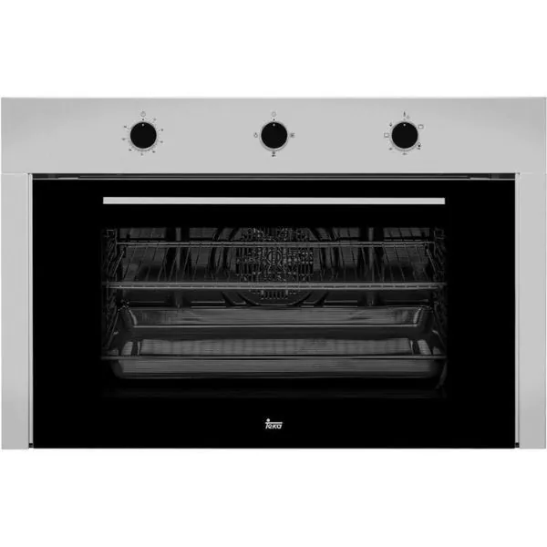 TEKA Built-in 60cm Gas Multifunction Oven with Gas Grill | Mechanical Timer | Child Lock | Double Glazed Door | Tangential Ventilation | HGS740 |