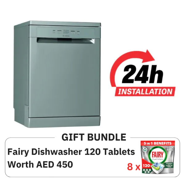 Ariston 13 Place Setting Dishwasher | Made in Poland | LFC2B19XUK | Inox Color