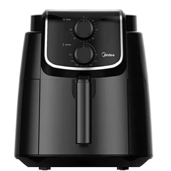 Midea 3.5L Air Fryer 1500W with Dual Cyclone Rapid Hot Air Technology for Frying, Grilling, Broiling, Roasting, Baking & Toasting | Timer up to 60 minutes & Temperature Control up to 200°C | MFTN35D2