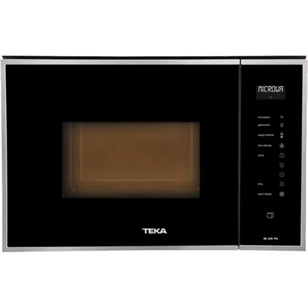 TEKA 22L Built-in Mechanical Microwave with Ceramic Base | 1 Cooking Function | 5 Power Levels | Auto Defrost | Tangential Ventilation| MS 622 BI L