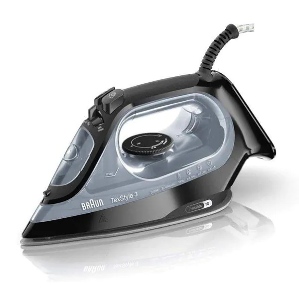 Braun 2400W Steam Iron | TexStyle 3 | SI3055BK | Black Color