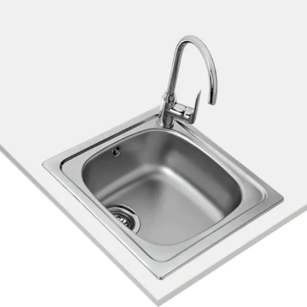 TEKA |Starbright 45 E-XN 1B| Inset sink with matt finish in 45 cm