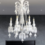 Decorative Crystal Chandelier – 6 Arms, E14 sockets, K9 Crystal