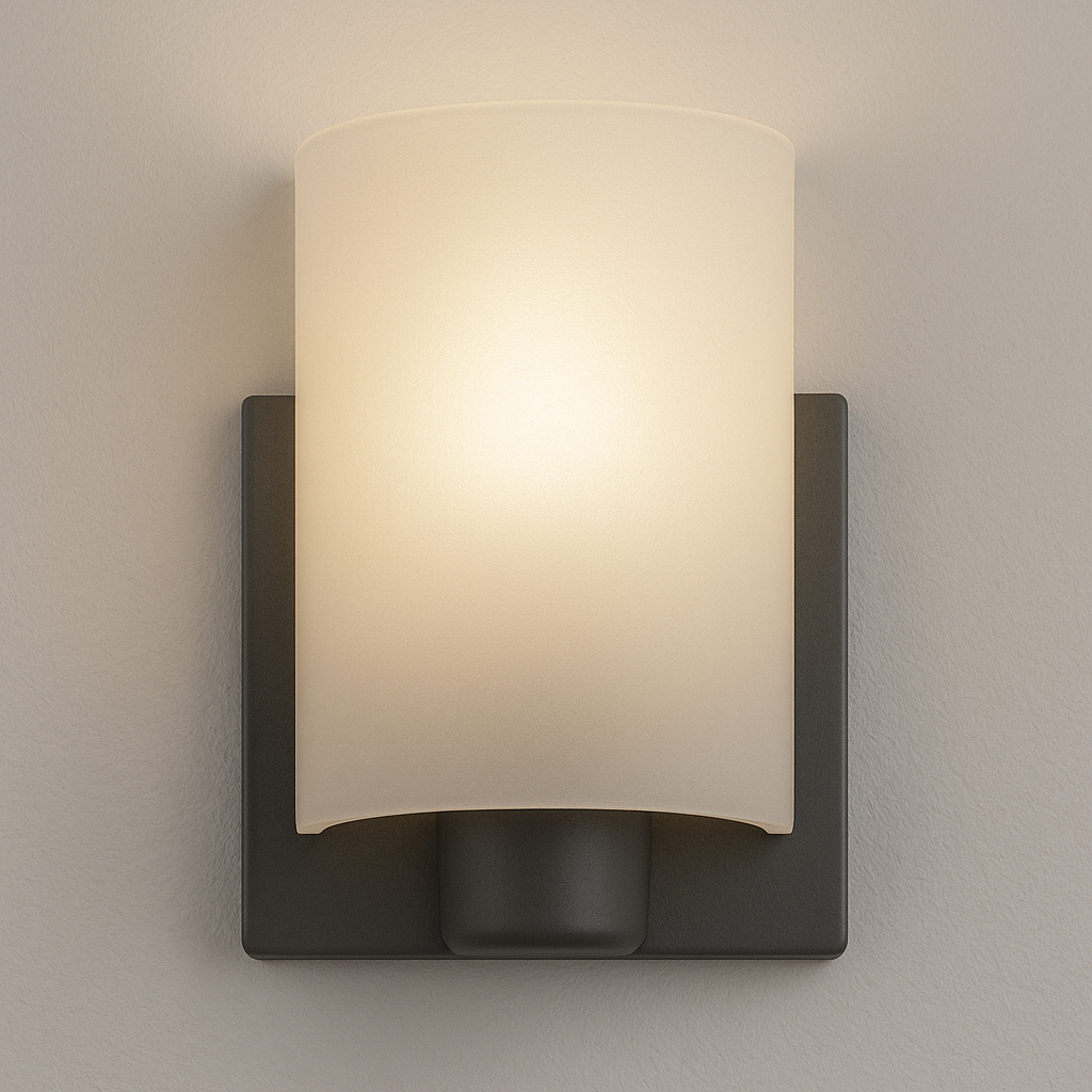 Wall Sconce Light – E27 socket, Frosted Glass, Matte Finish