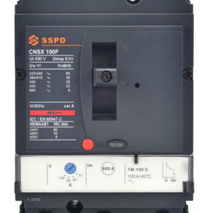 Electric Circuit Breakers MCCB 100amp Remote Control Circuit Breaker