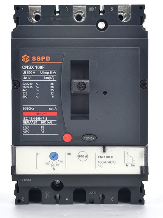 Electric Circuit Breakers MCCB 100amp Remote Control Circuit Breaker