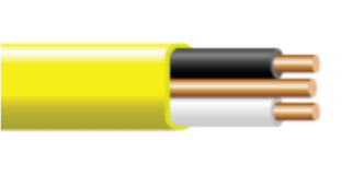 SOUTHWIRE 10 AWG Aluminum Silver armored building cable 250FT length – yellow