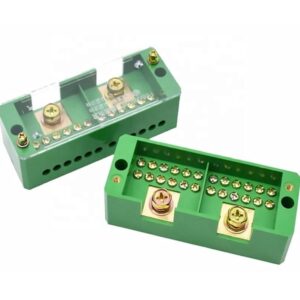 Green Neutral Link Terminal Block – Multi-Port Grounding Distribution Box