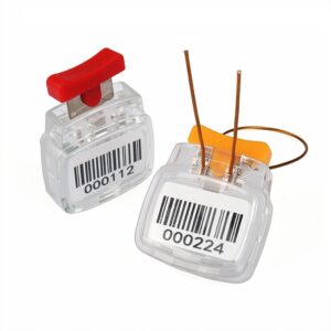 Meter Security Seal – Barcode Anti-Tamper Lock Seal for Electric Meters