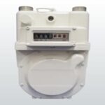 Residential Diaphragm Gas Meter with Steel Inlet/Outlet Connections