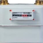 QK2000 G6 Industrial Diaphragm Gas Meter with Brass Connections
